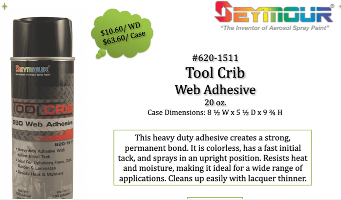 seymour tool crib adhesive