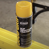 16-89 Seymour Good-Grip, Slip-Resistant Spray Coating, Yellow (12 oz)