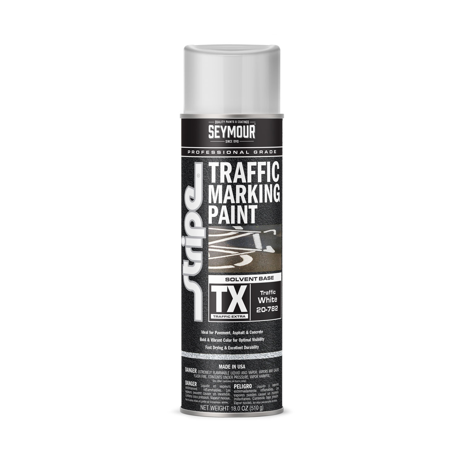 20-782 Seymour Stripe Solvent-Based Traffic Marking Paint