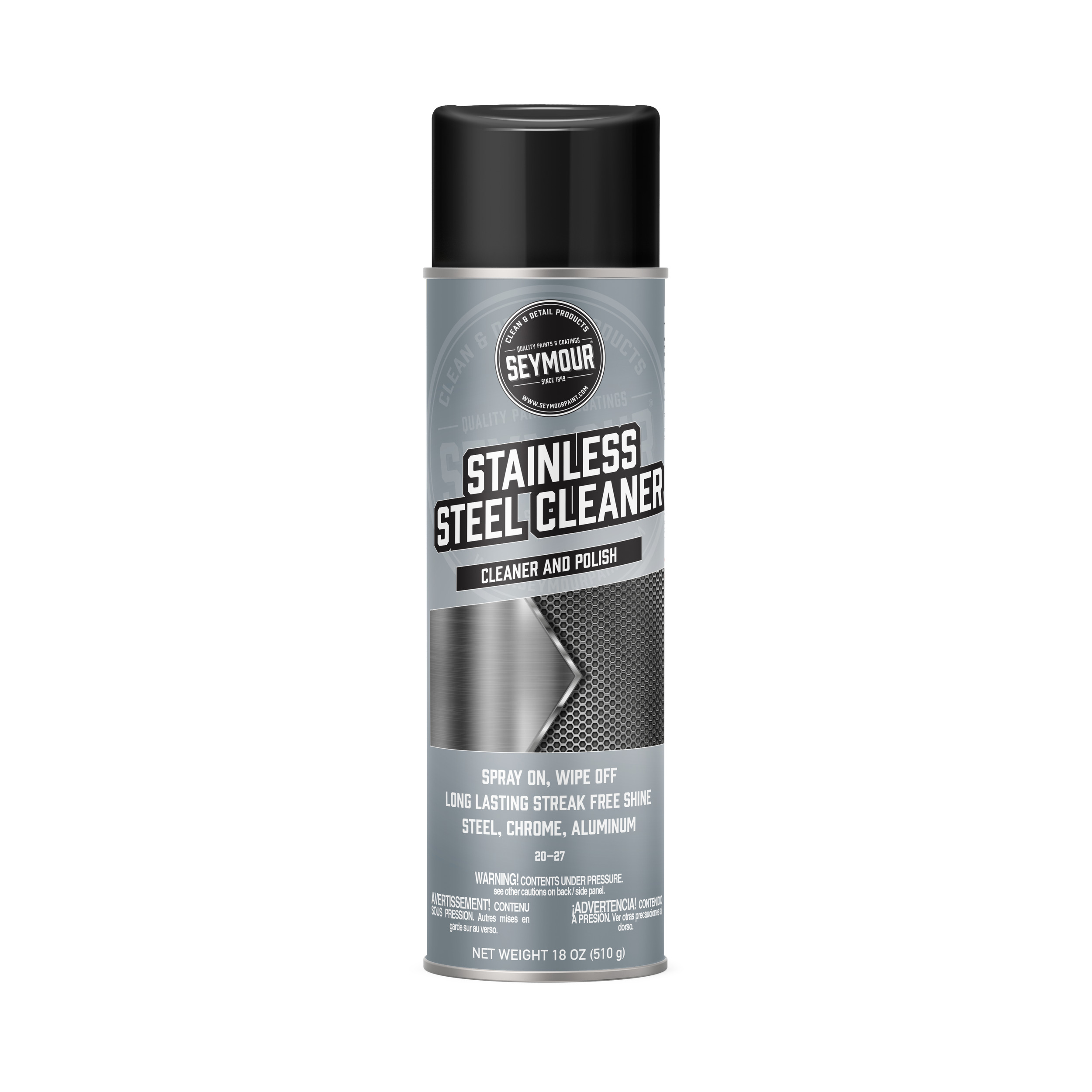 20-27 Seymour Stainless-Steel Cleaner and Polish Spray (18 oz)