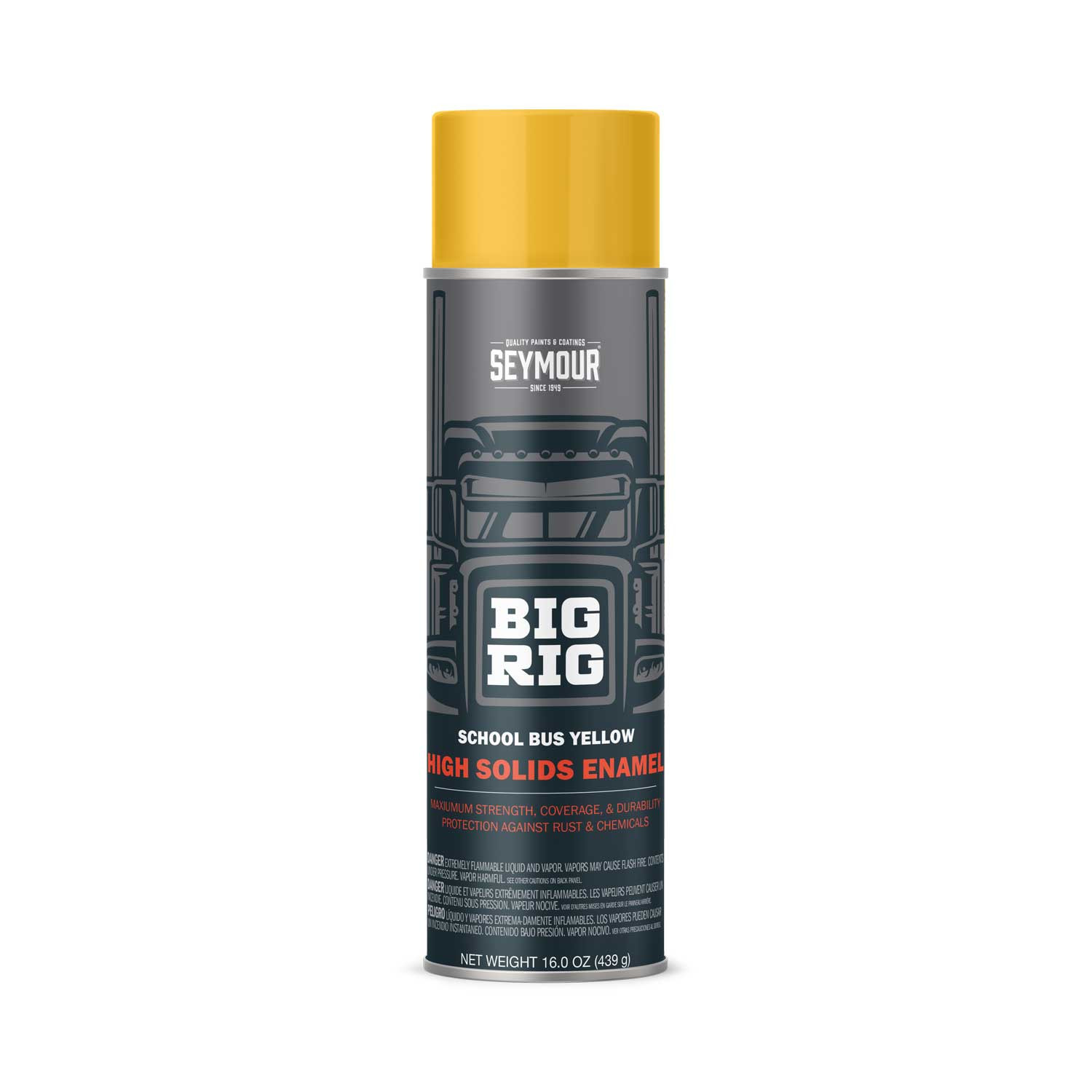 20-1686 Seymour Big Rig Heavy-Duty Industrial Enamel School Bus Yellow (16 oz)