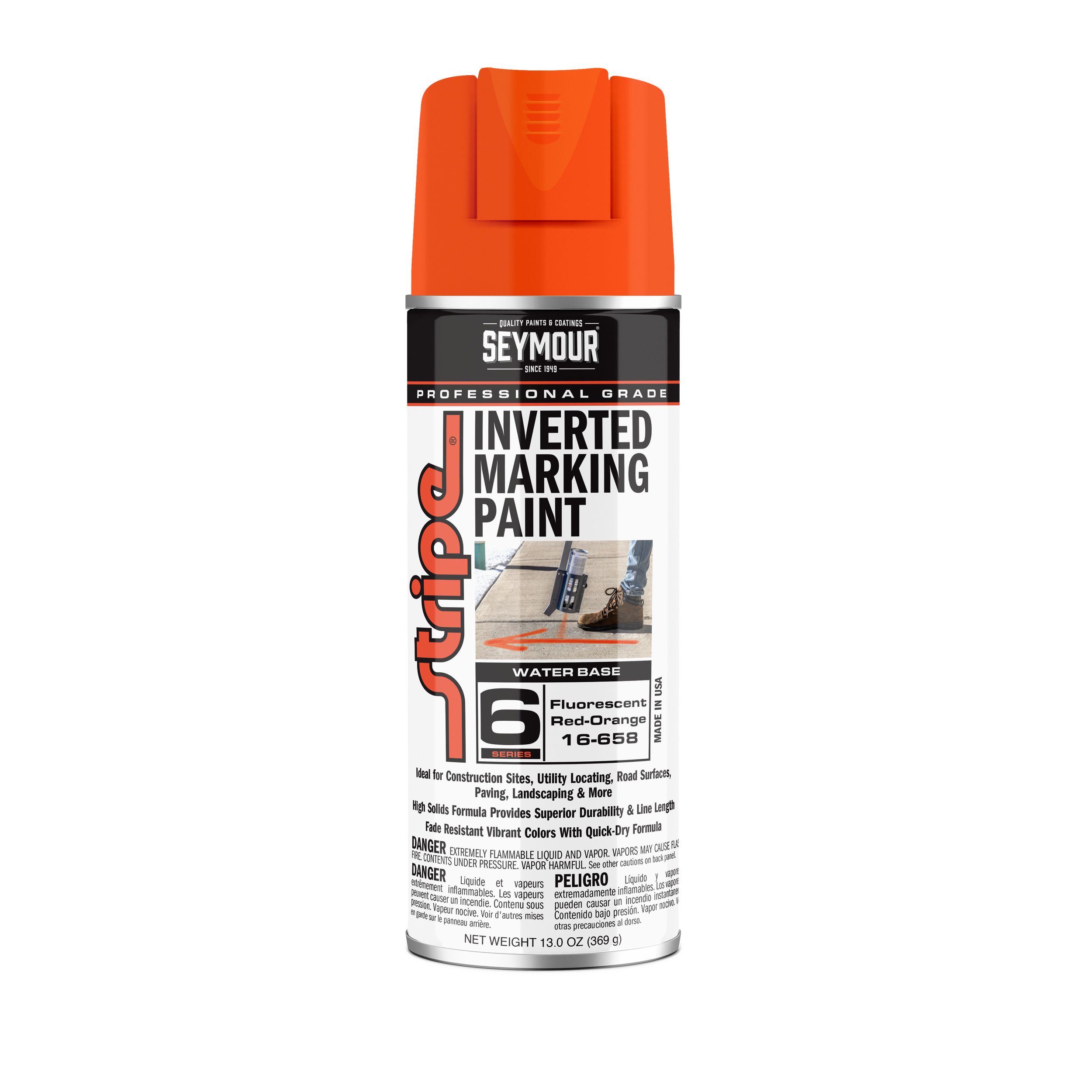 16-658 Seymour Stripe 6-Series Inverted Ground Marking Paint