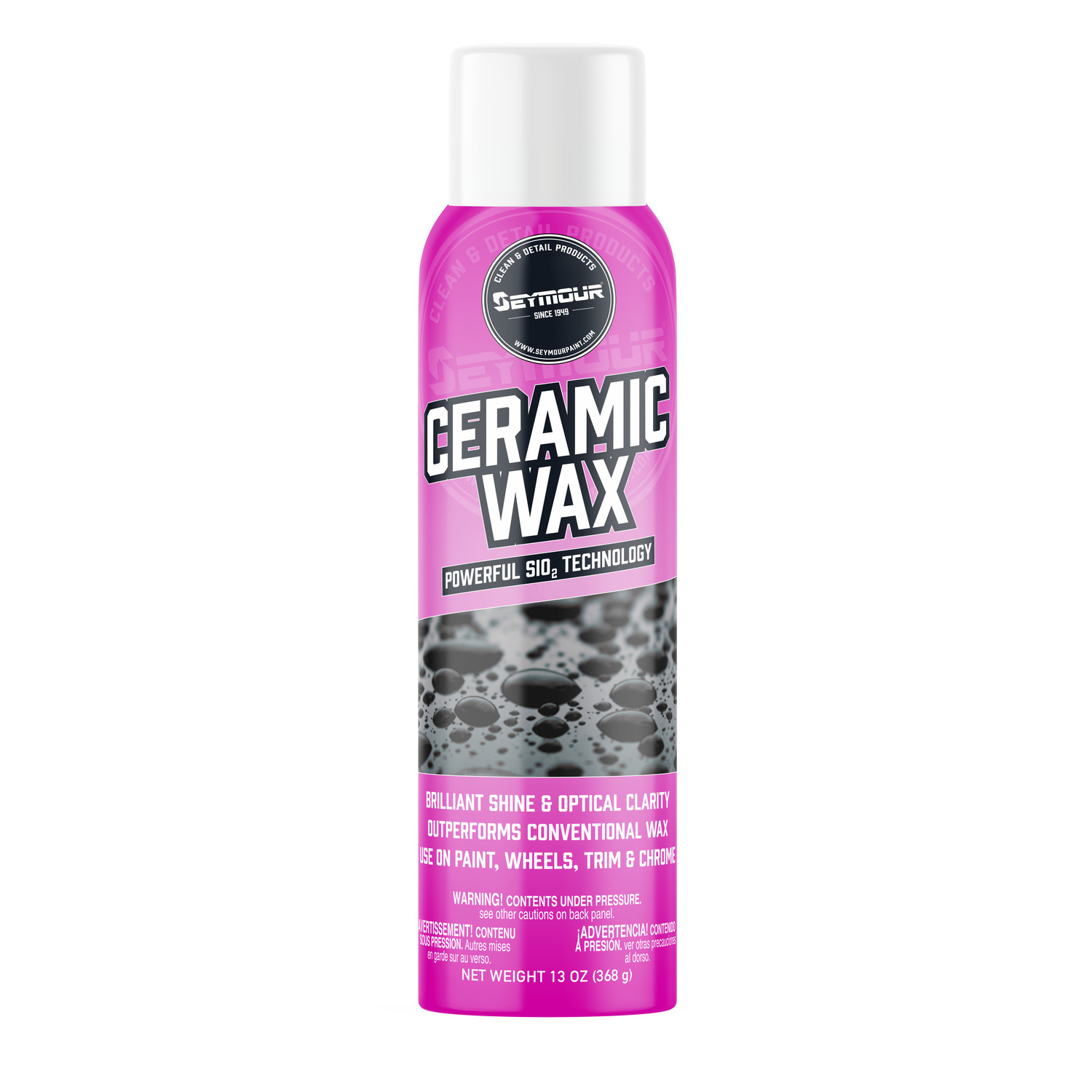 20-32 Seymour Aerosol Spray-on SIO2 Ceramic Wax (13 oz)