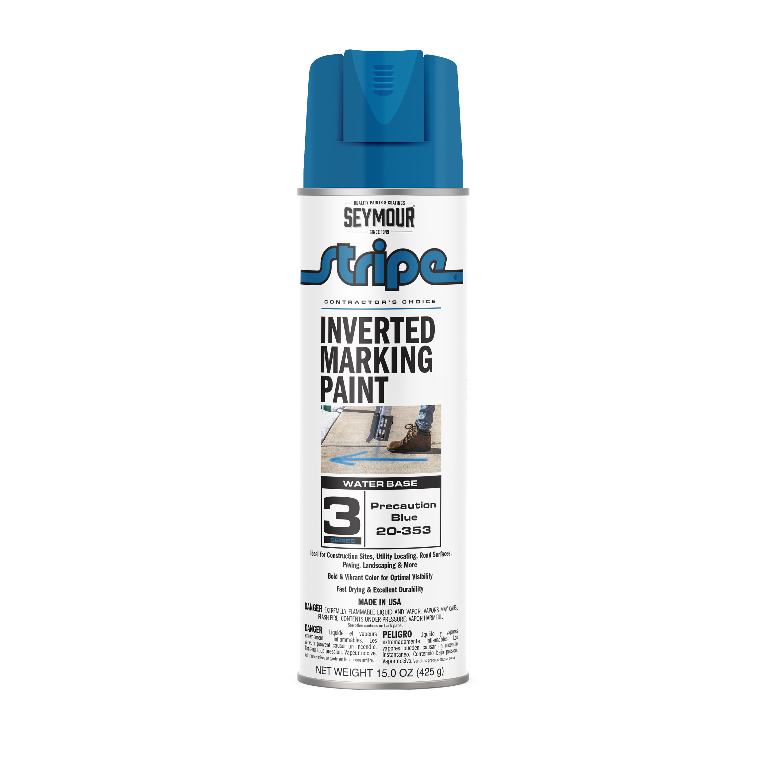 20-353 Seymour Stripe 3-Series Inverted Ground Marking Paint