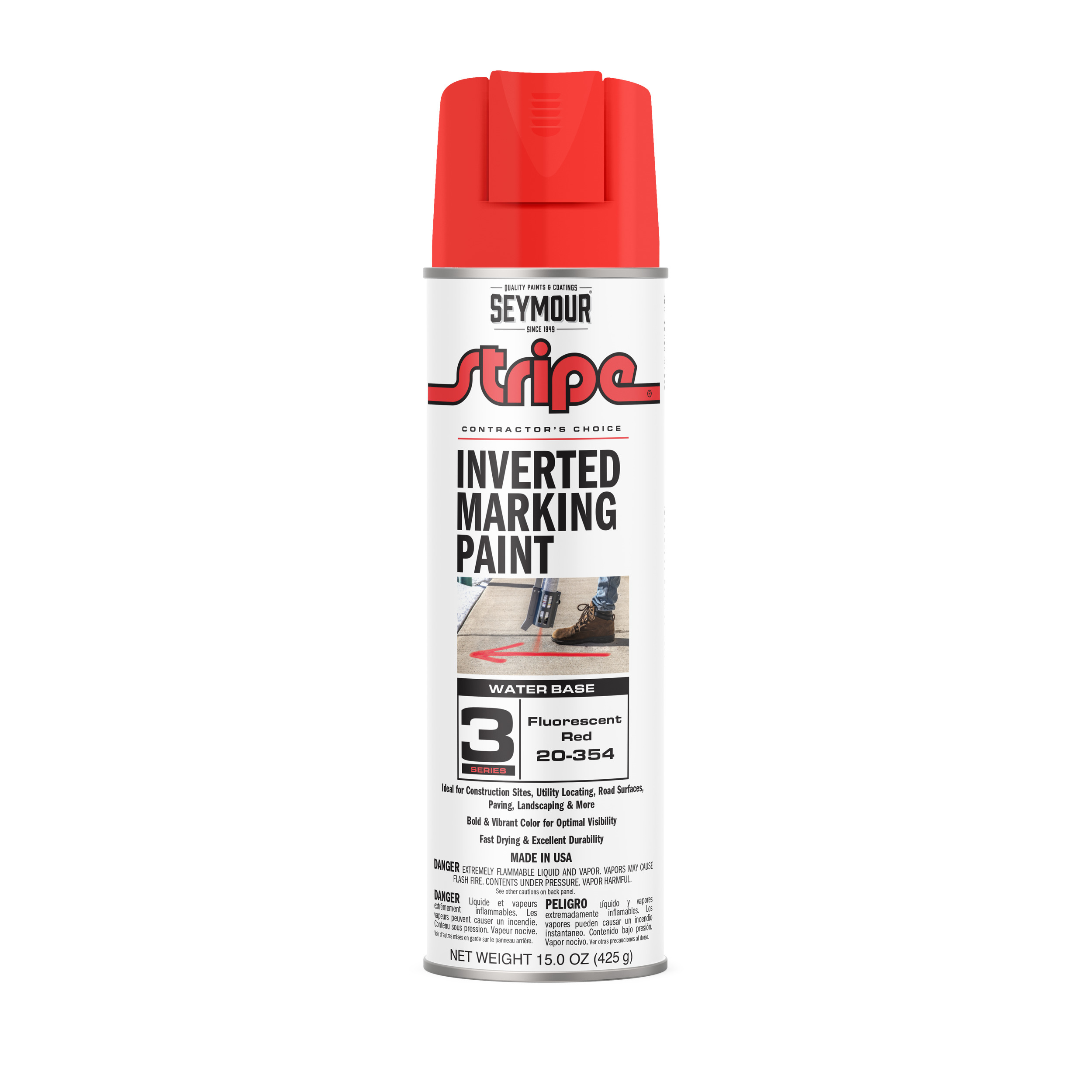20-354 Seymour Stripe 3-Series Inverted Ground Marking Paint
