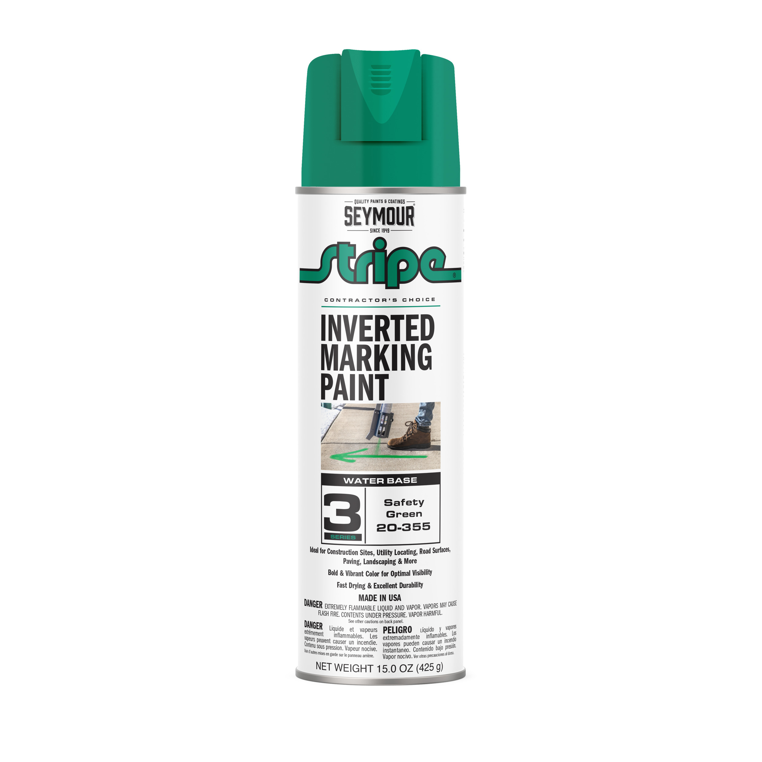 20-355 Seymour Stripe 3-Series Inverted Ground Marking Paint