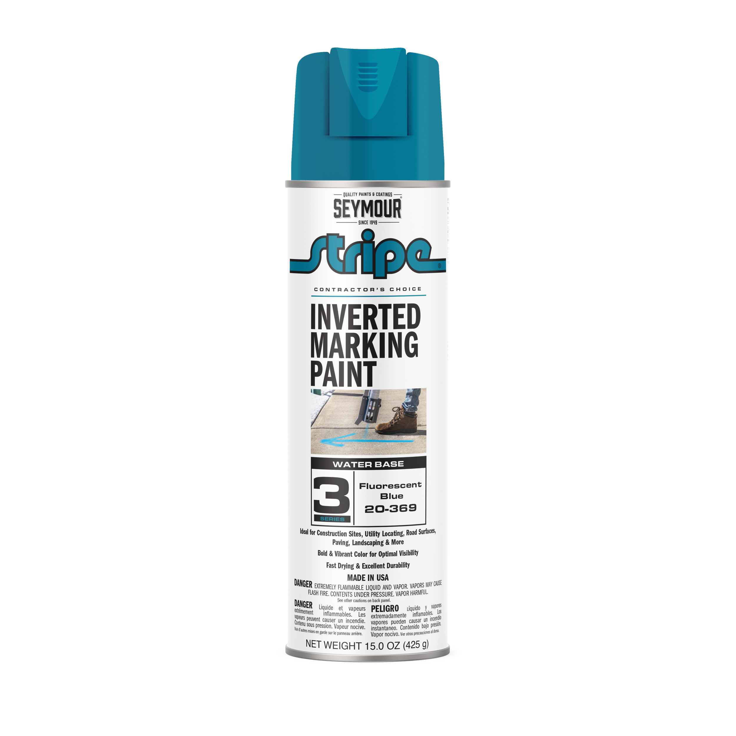 20-369 Seymour Stripe 3-Series Inverted Ground Marking Paint