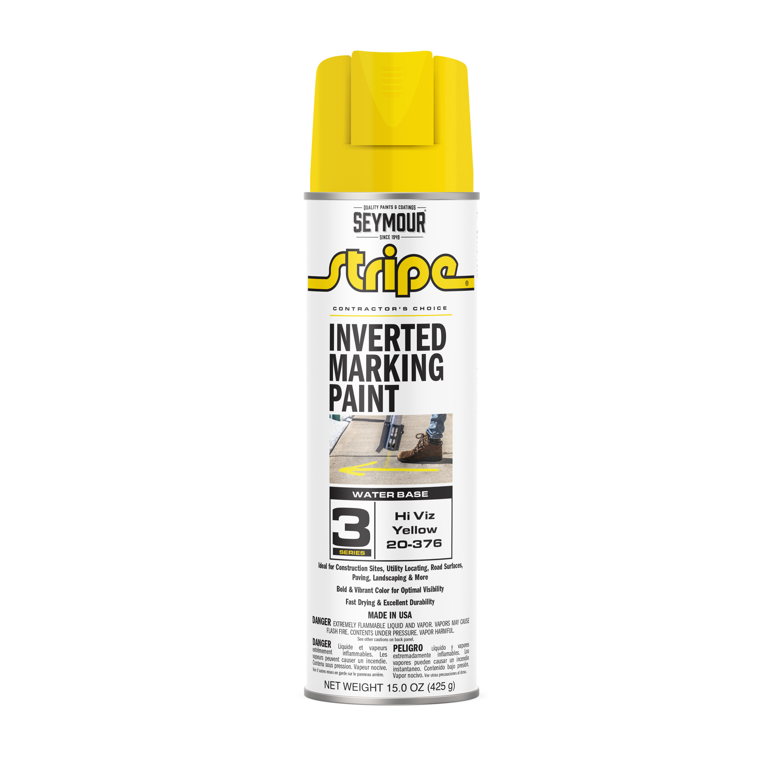 20-376 Seymour Stripe 3-Series Inverted Ground Marking Paint