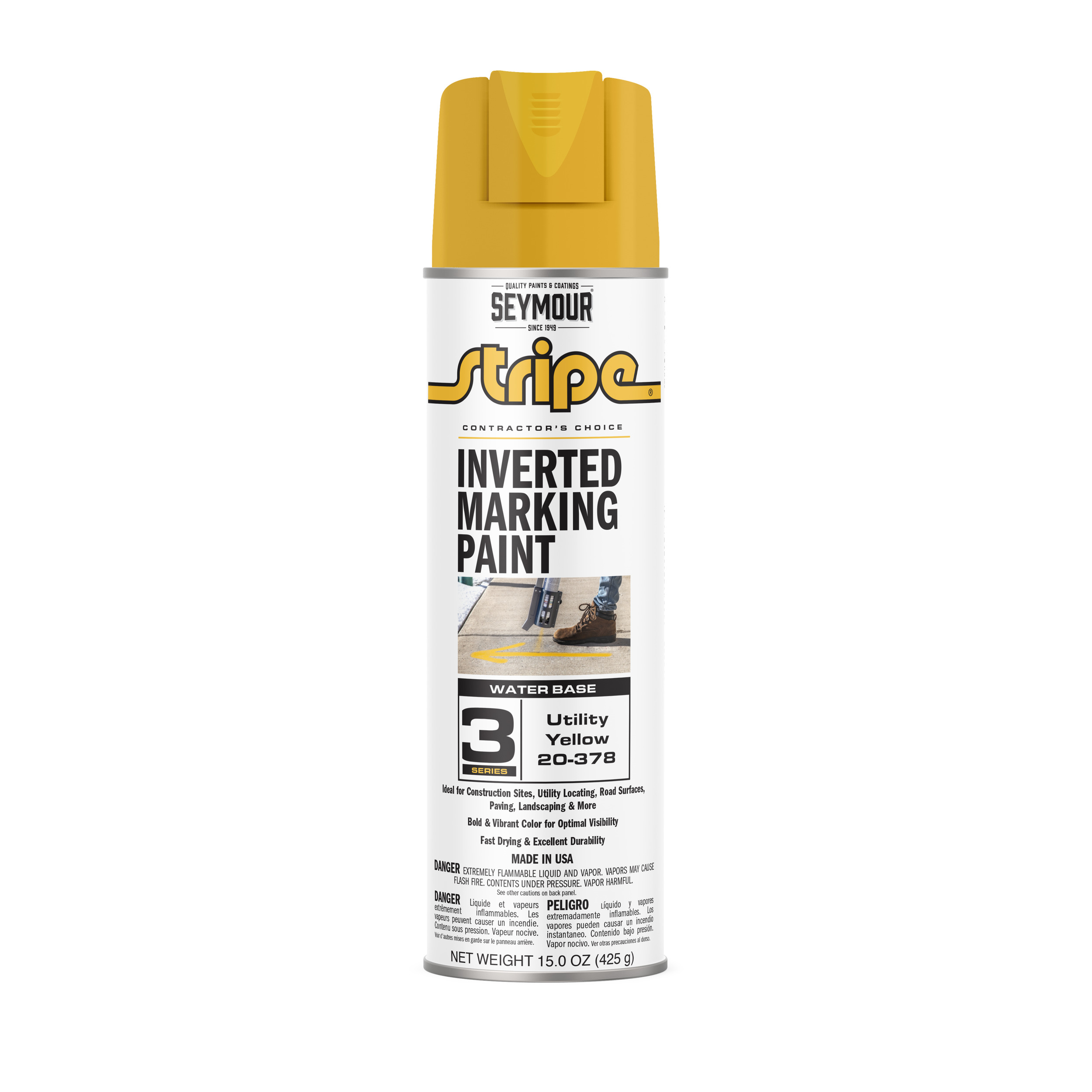 20-378 Seymour Stripe 3-Series Inverted Ground Marking Paint