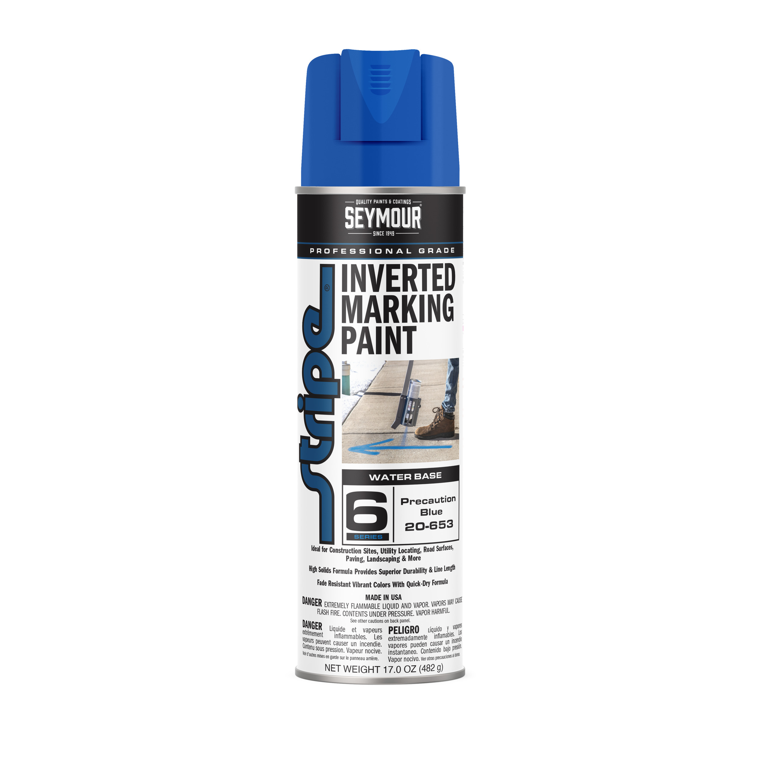 20-653 Seymour Stripe 6-Series Inverted Ground Marking Paint