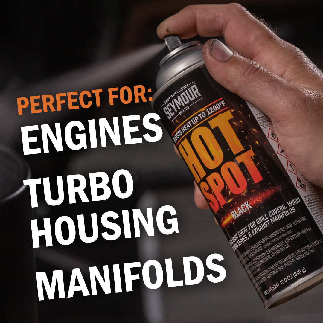 16-1201 Seymour Hot Spot Hi-Heat Resistant Spray Paint
