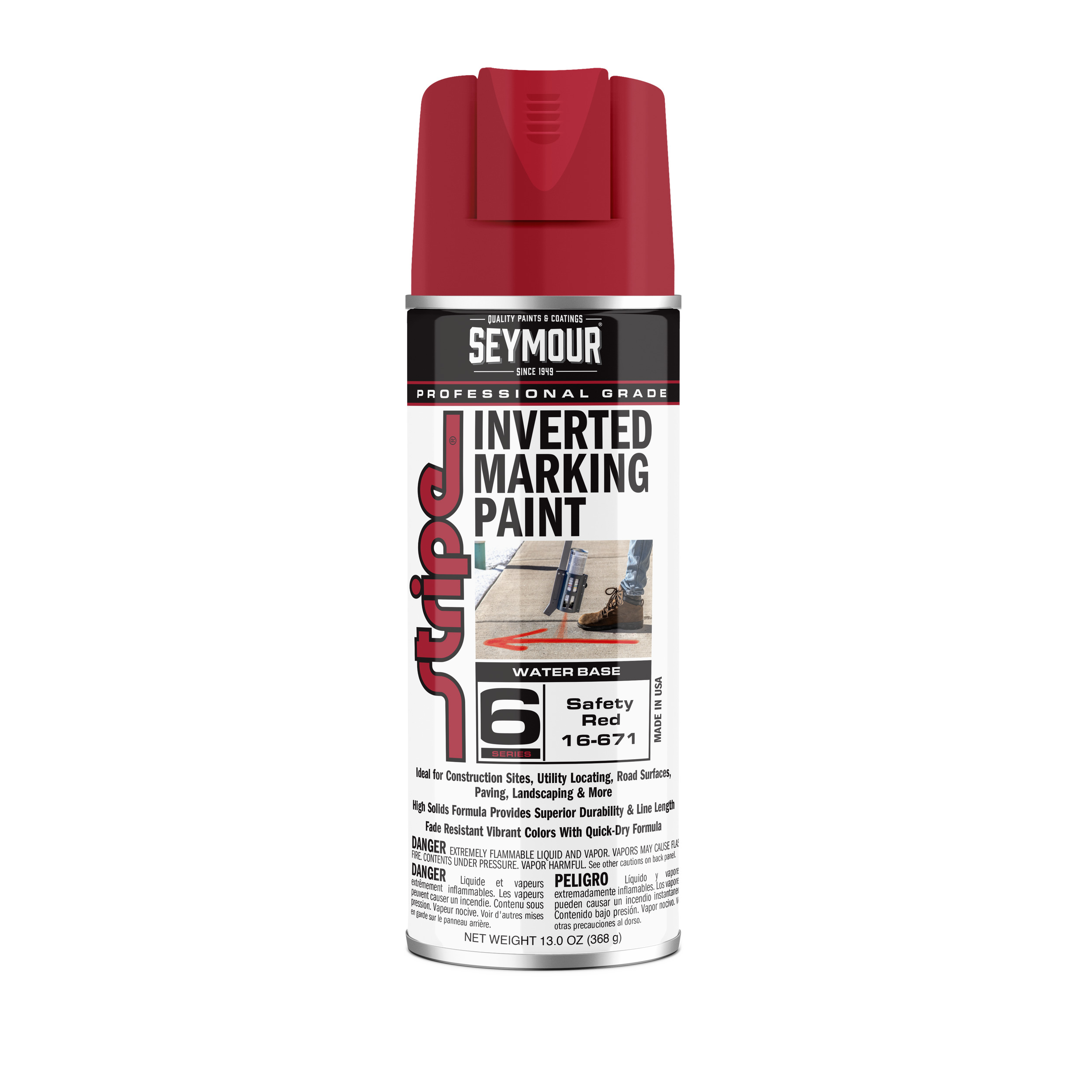 16-671 Seymour Stripe 6-Series Inverted Ground Marking Paint