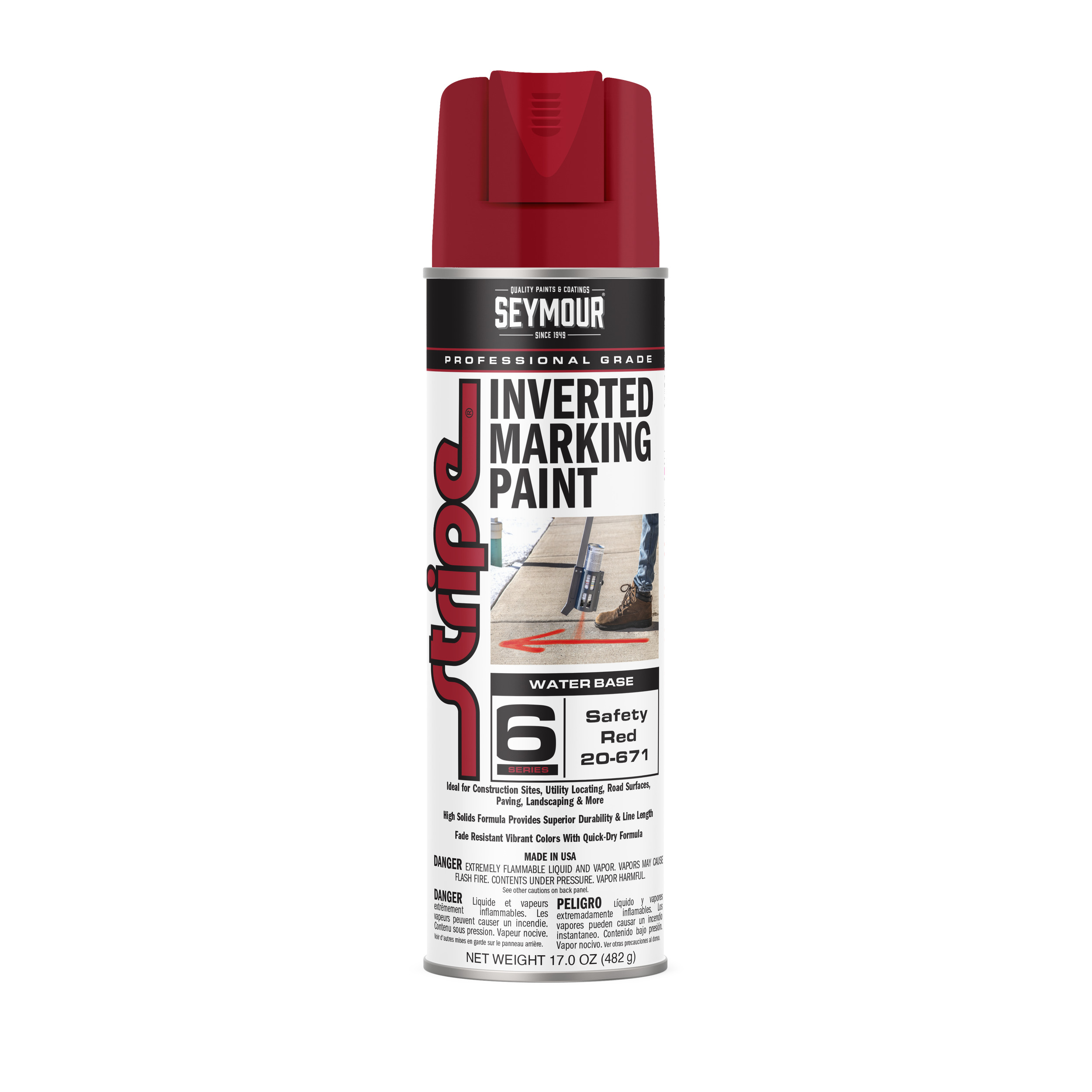 20-671 Seymour Stripe 6-Series Inverted Ground Marking Paint