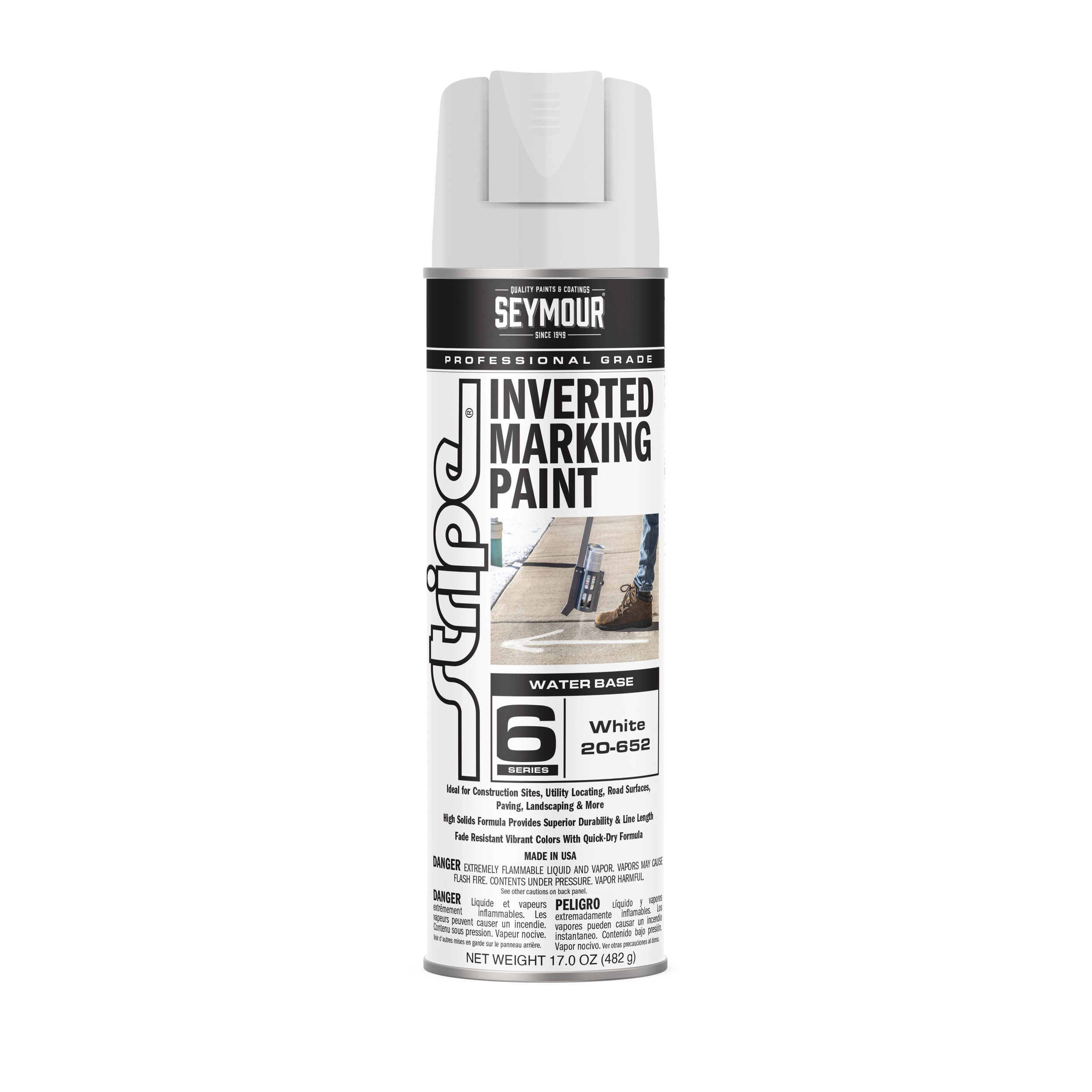 20-652 Seymour Stripe 6-Series Inverted Ground Marking Paint