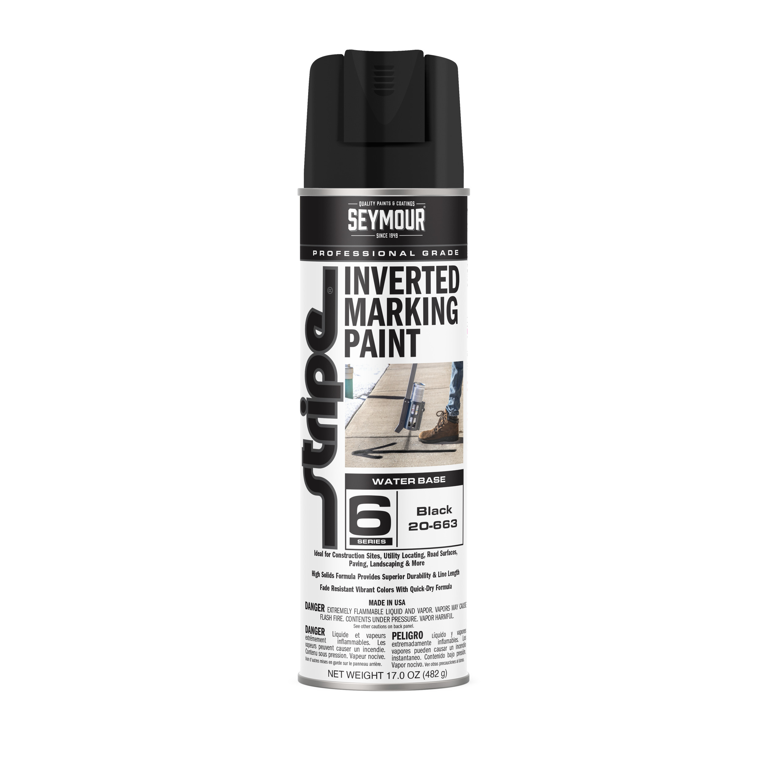 20-663 Seymour Stripe 6-Series Inverted Ground Marking Paint