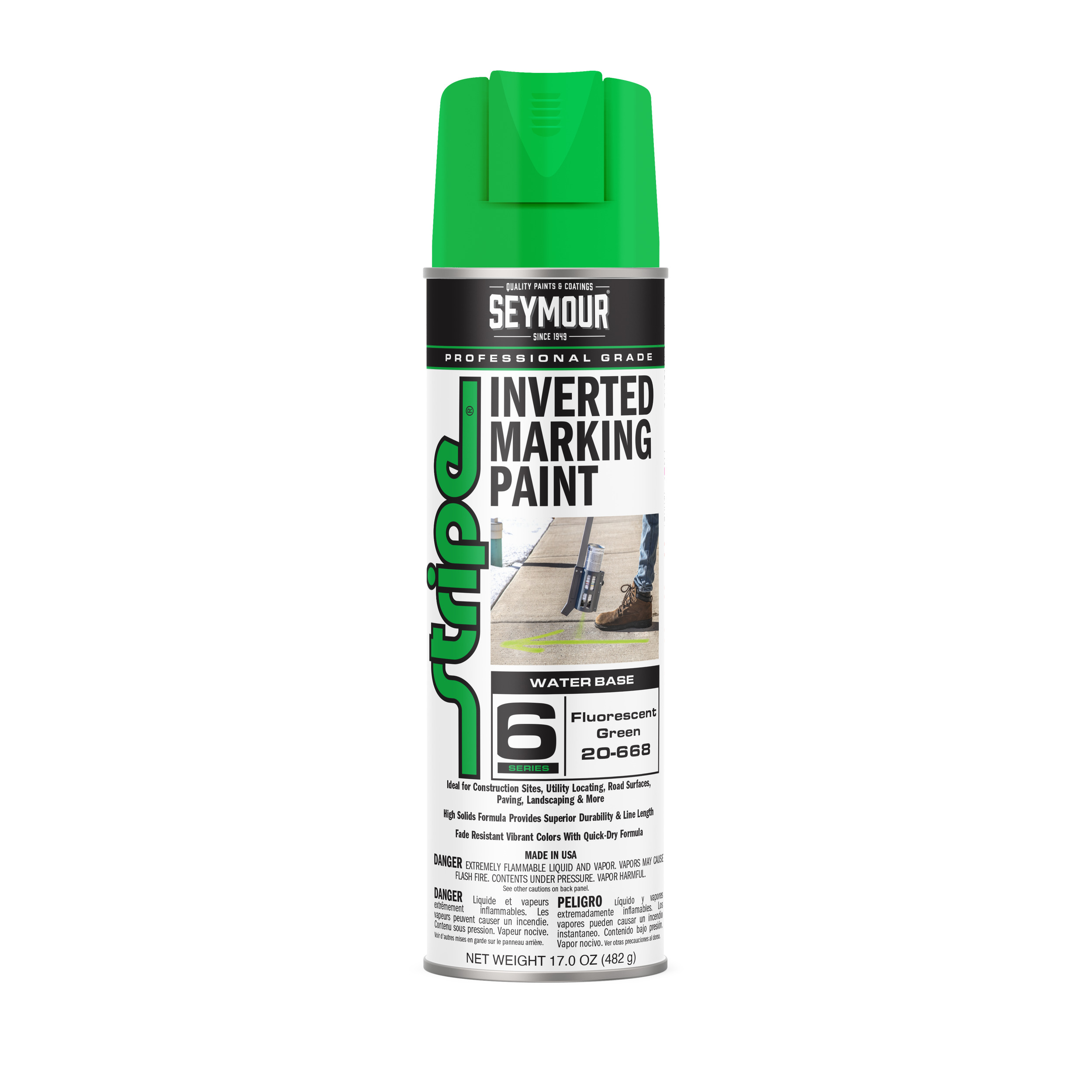 20-668 Seymour Stripe 6-Series Inverted Ground Marking Paint