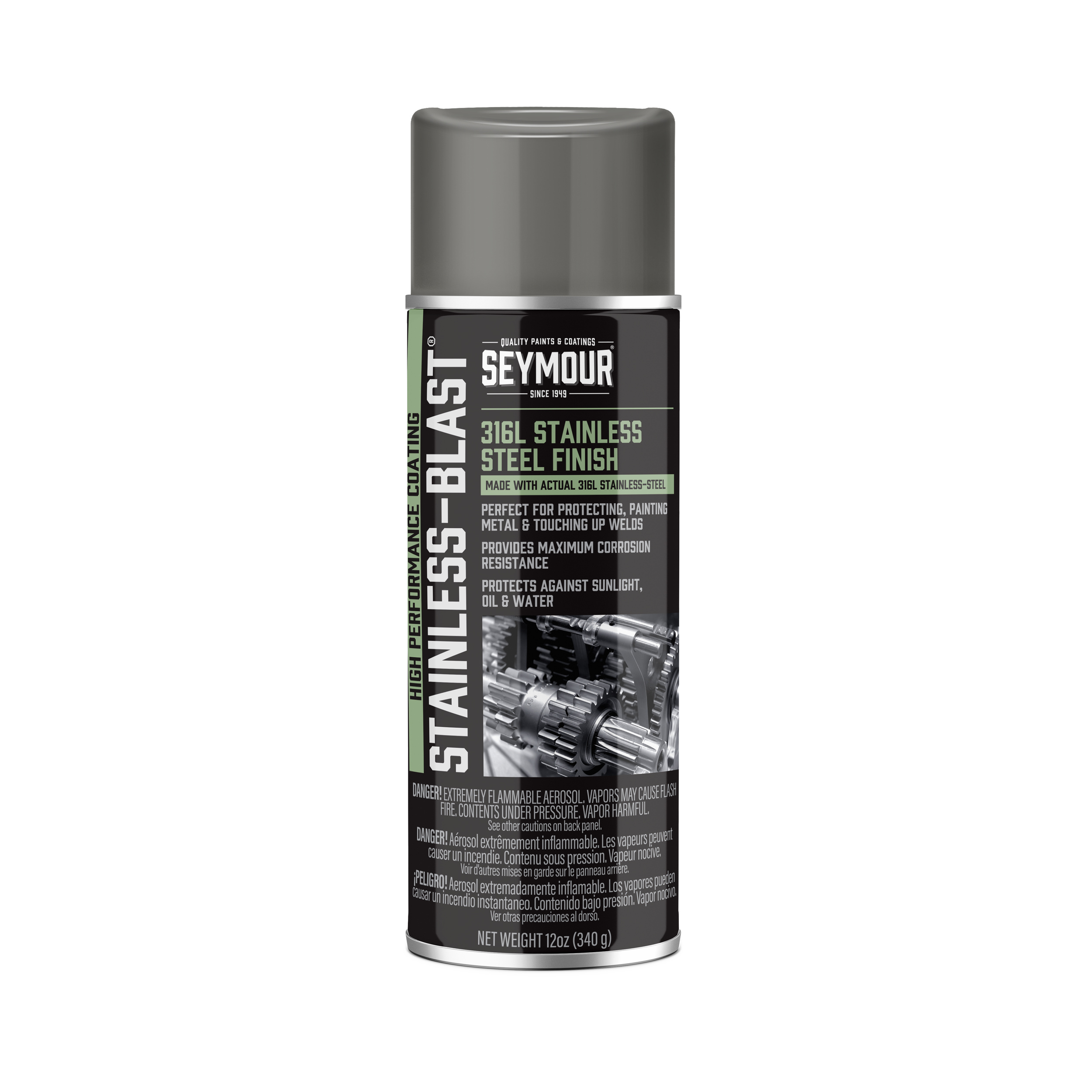 16-54 Seymour Stainless-Steel Specialty Coating with 316L Stainless-Steel Inside the Can (12 oz)
