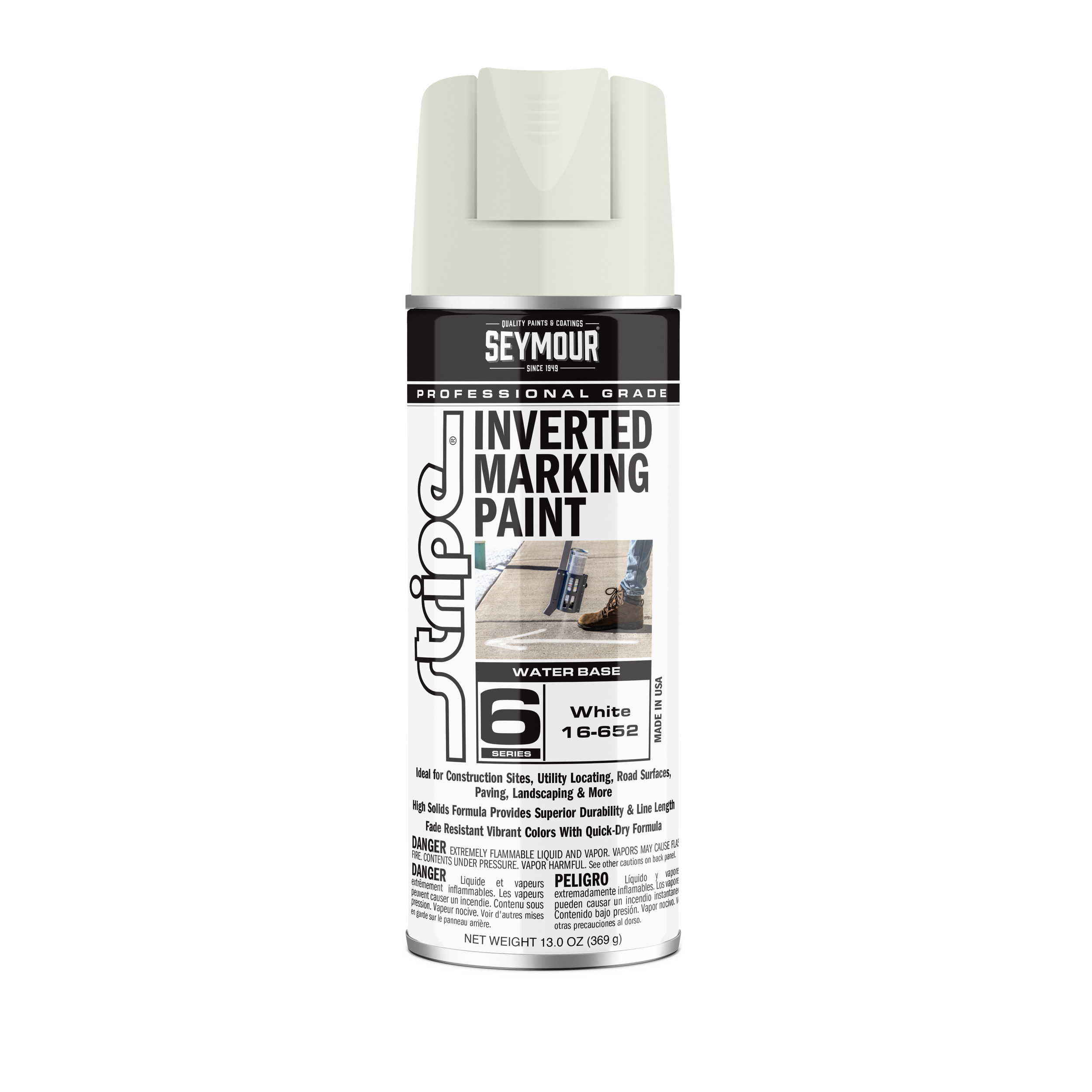 16-652 Seymour Stripe 6-Series Inverted Ground Marking Paint