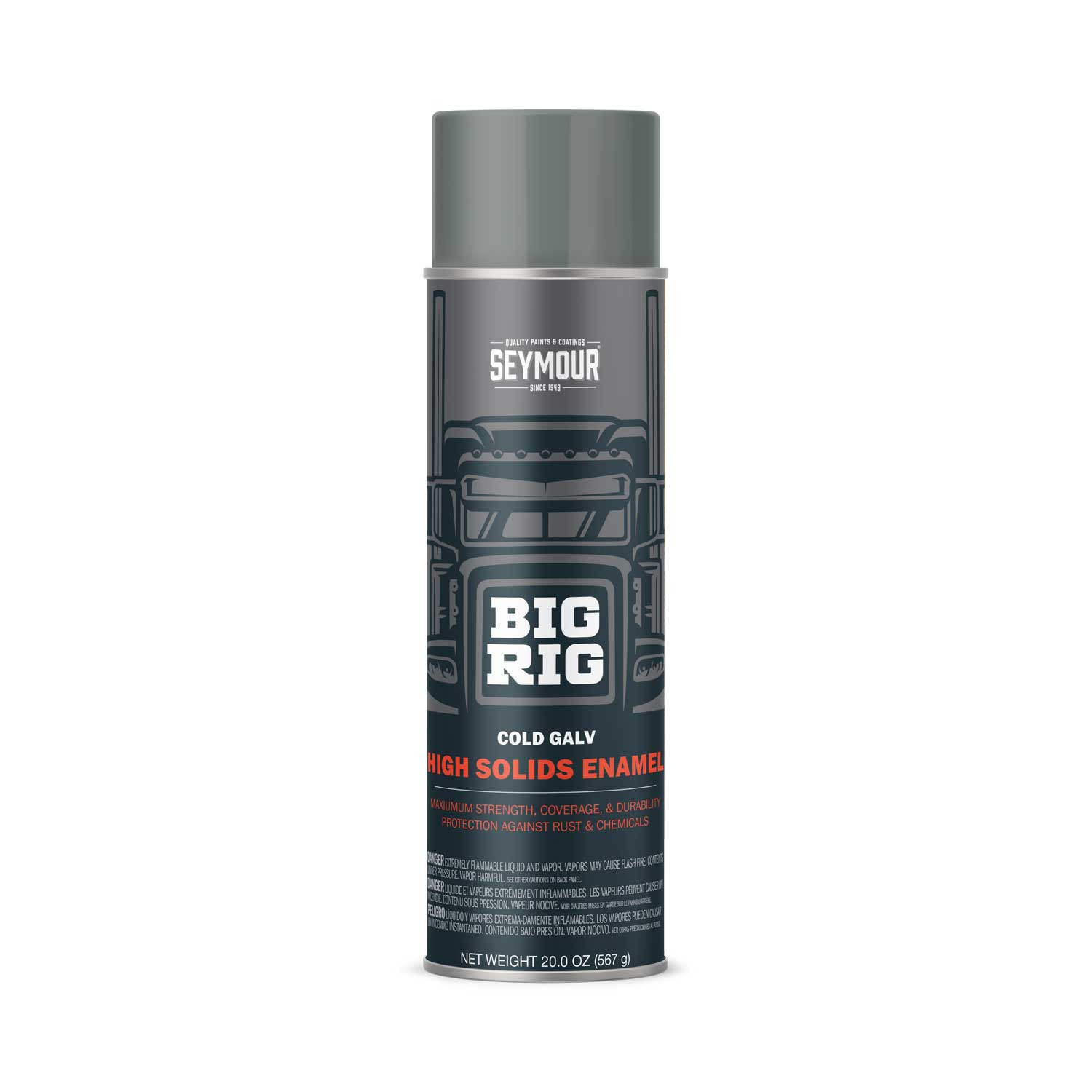 20-1645 Seymour Big Rig Heavy-Duty Industrial Enamel COLD GALV (16 oz)