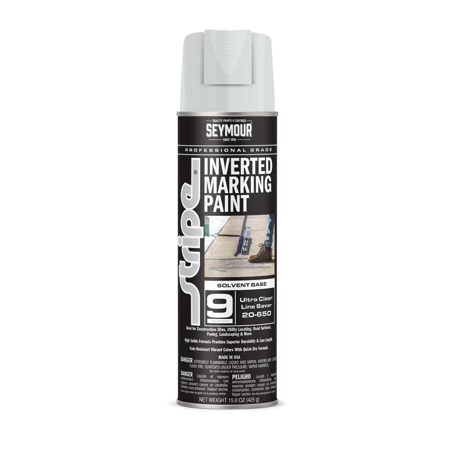 20-650 Seymour Stripe 9-Series Inverted Ground Marking Paint 20-650 Seymour Stripe 9-Series Inverted Ground Marking Paint