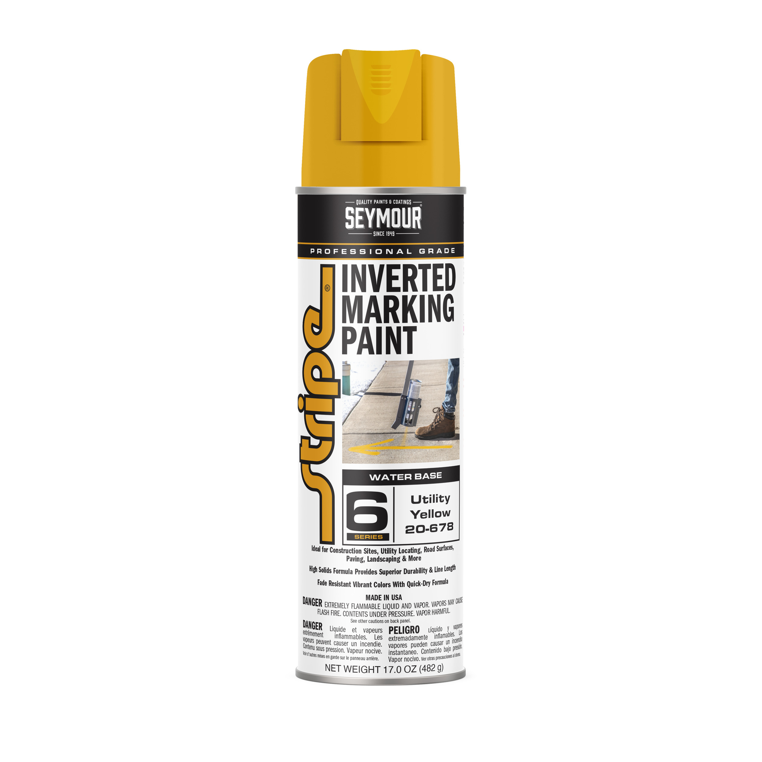 20-678 Seymour Stripe 6-Series Inverted Ground Marking Paint