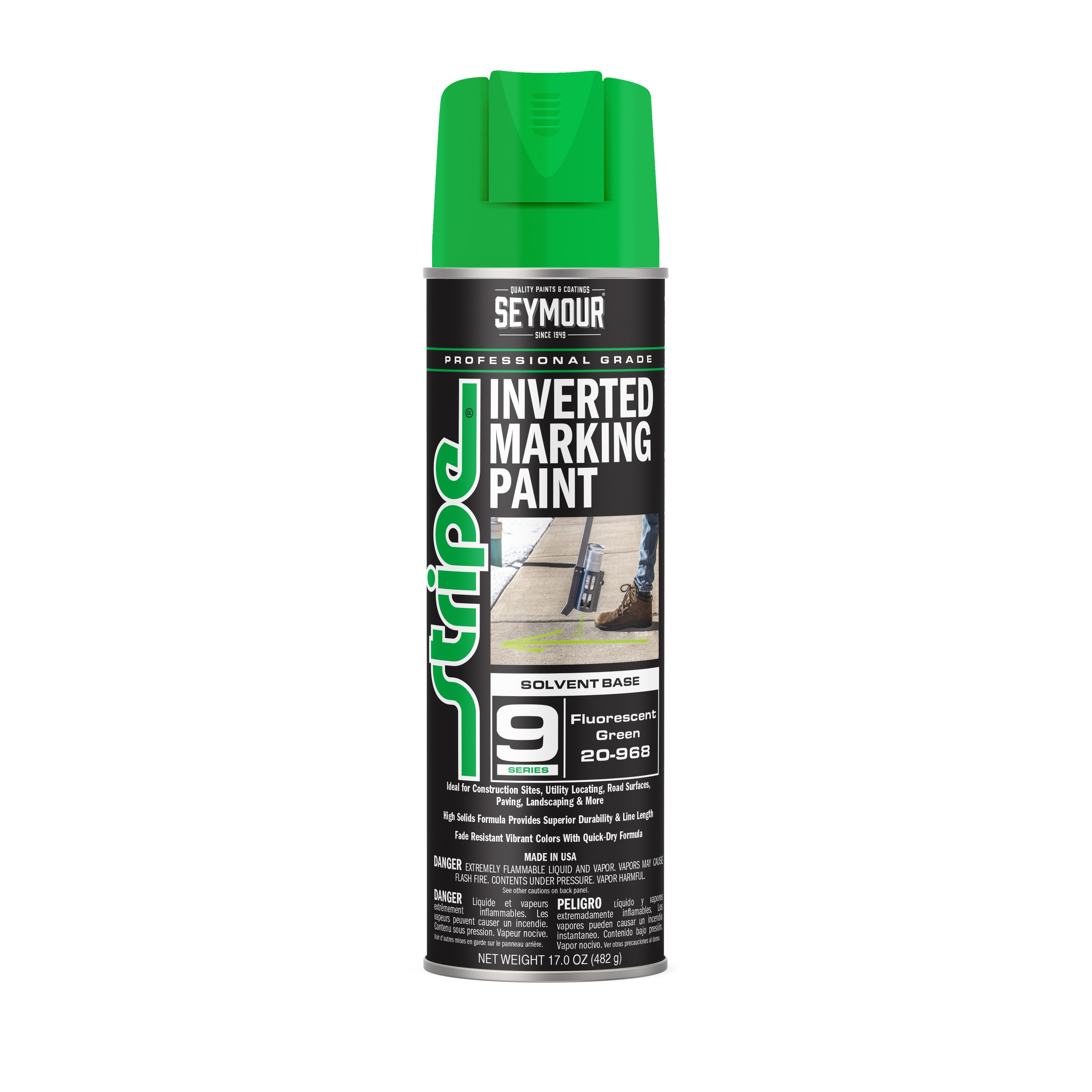 20-968 Seymour Stripe 9-Series Inverted Ground Marking Paint 20-968 Seymour Stripe 9-Series Inverted Ground Marking Paint
