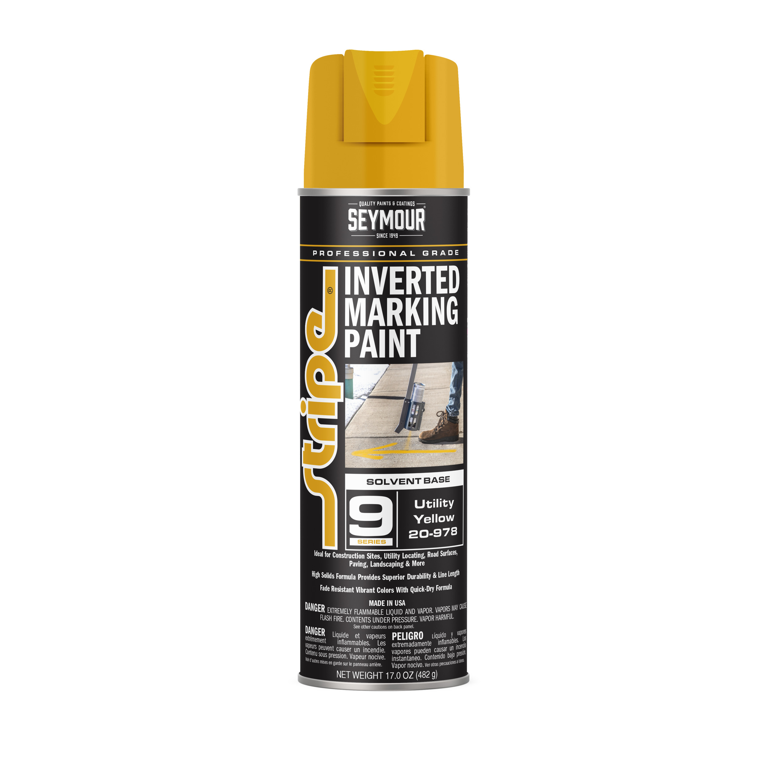 20-978 Seymour Stripe 9-Series Inverted Ground Marking Paint