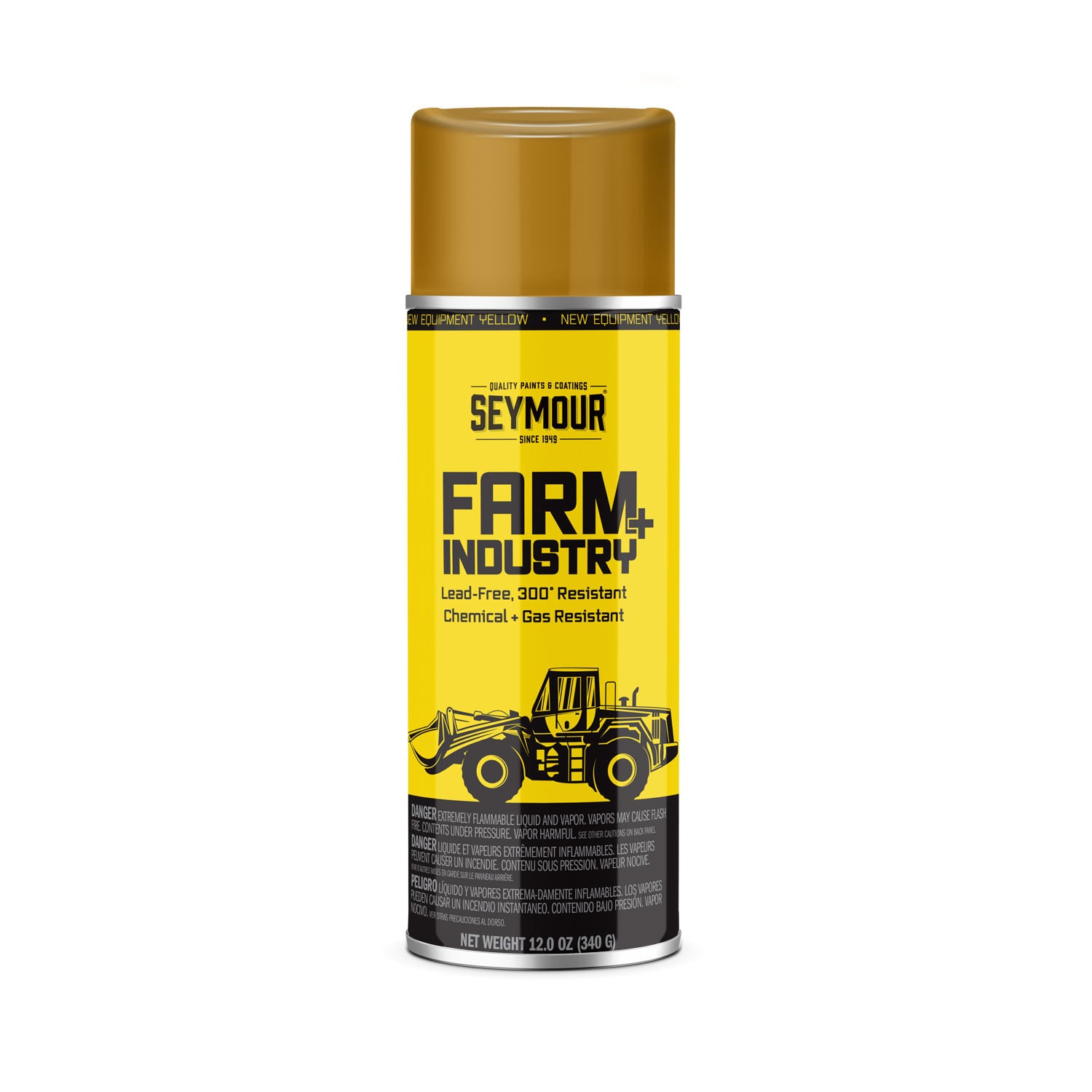 Farm & Industry Heavy-Duty Spray Paint-New Equipment Yellow