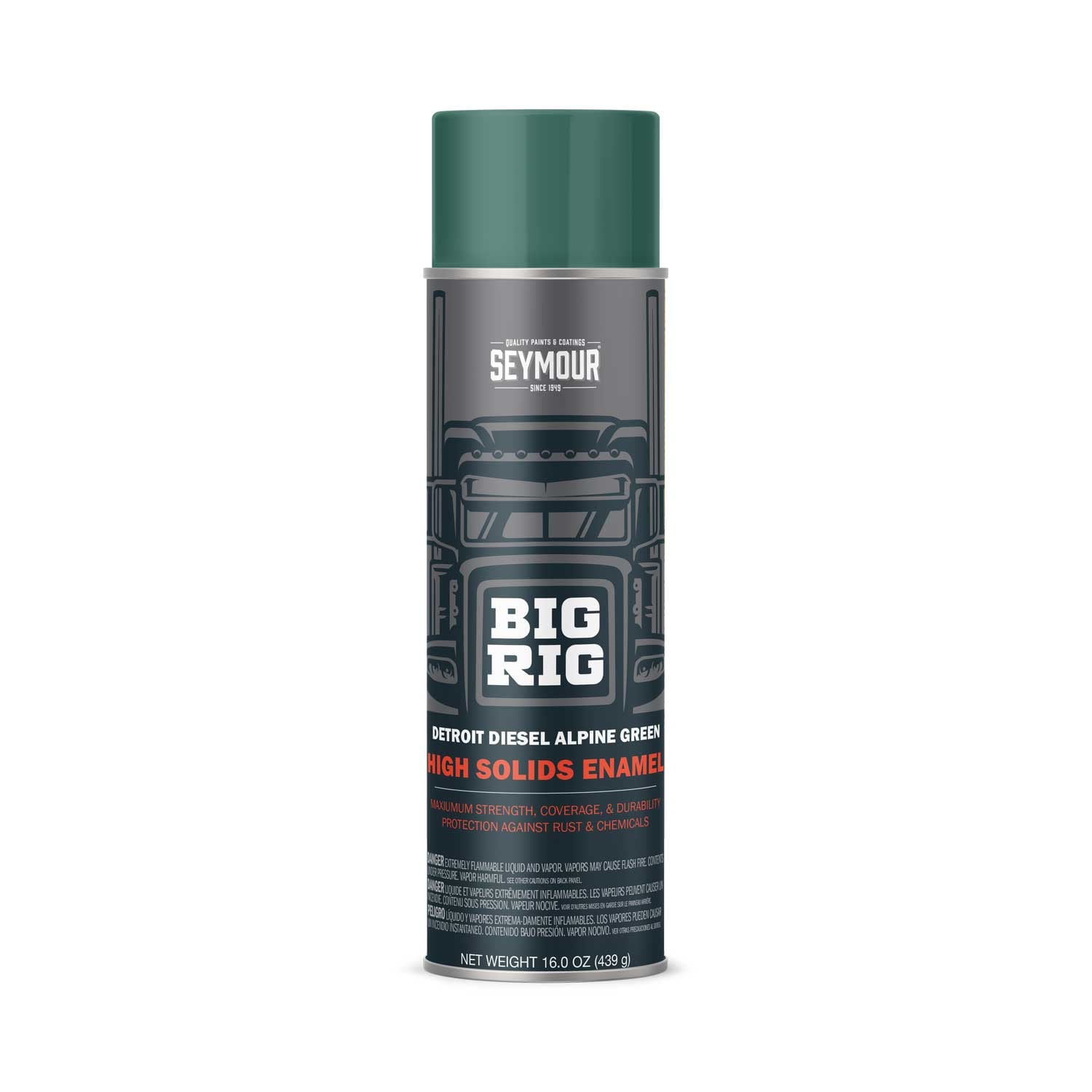 Big Rig Industrial Enamel—Detroit Diesel Alpine Green