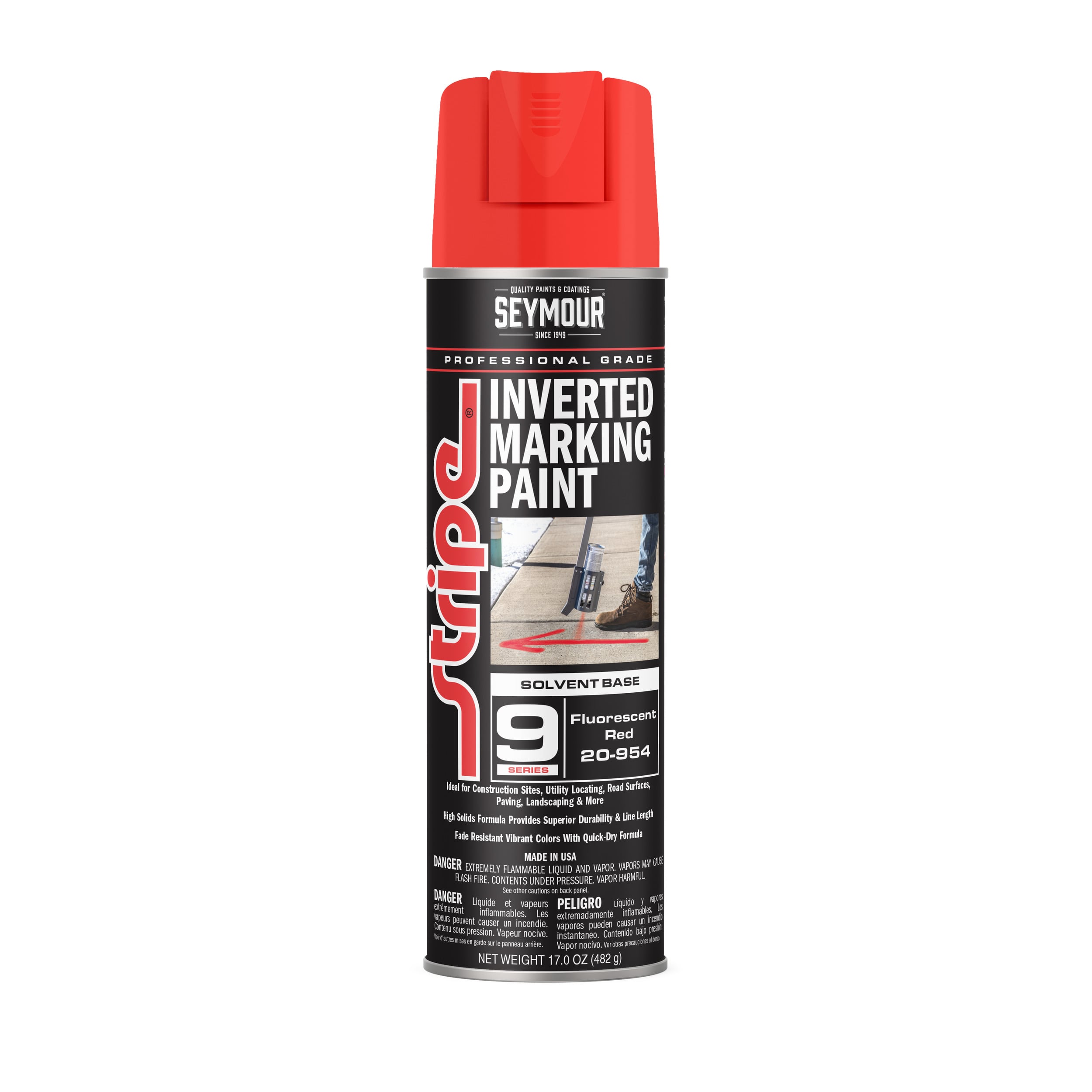 20-954 Seymour Stripe 9-Series Inverted Ground Marking Paint 20-954 Seymour Stripe 9-Series Inverted Ground Marking Paint