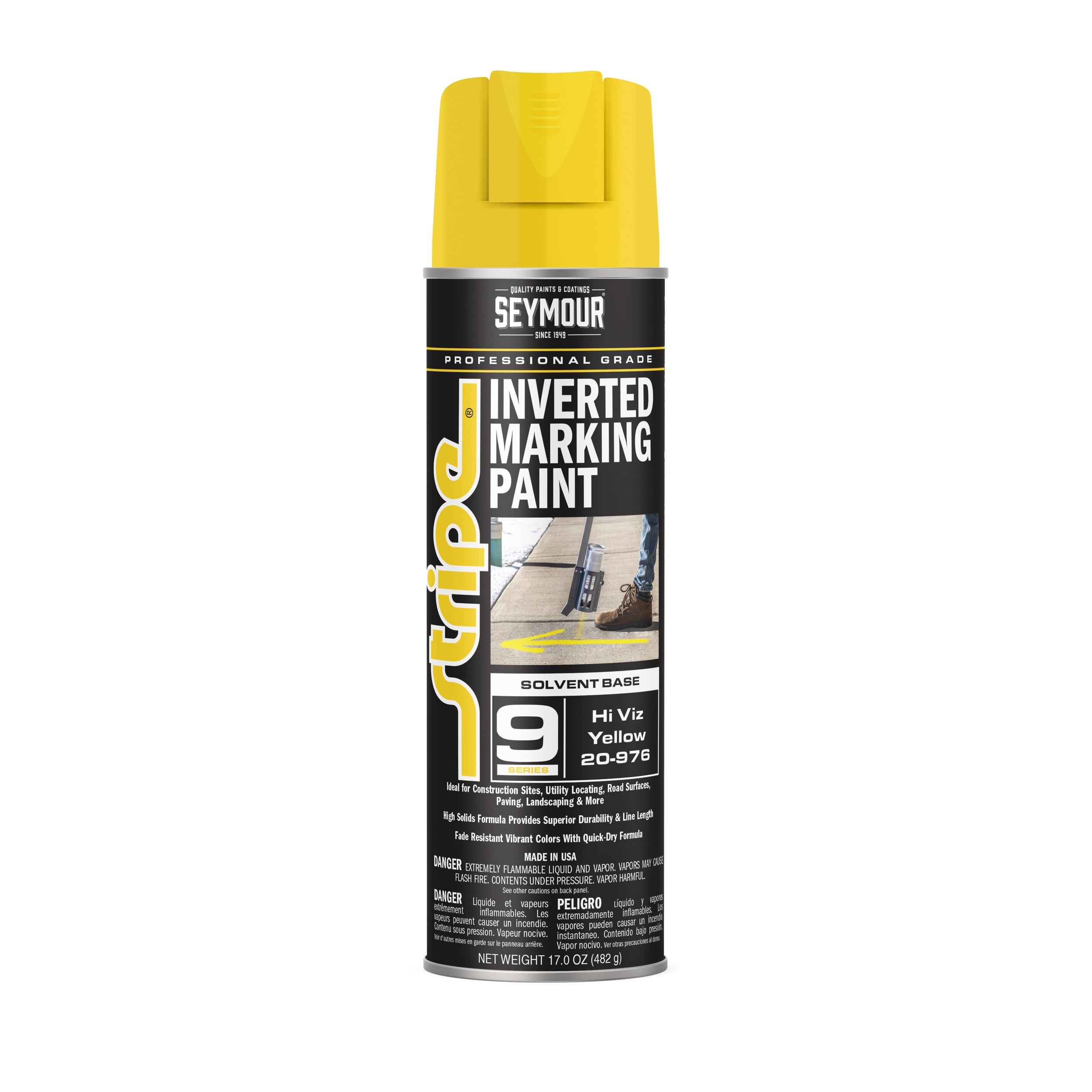 20-976 Seymour Stripe 9-Series Inverted Ground Marking Paint 20-976 Seymour Stripe 9-Series Inverted Ground Marking Paint
