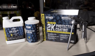 2K Protective Coating Spray-On Kit–Black