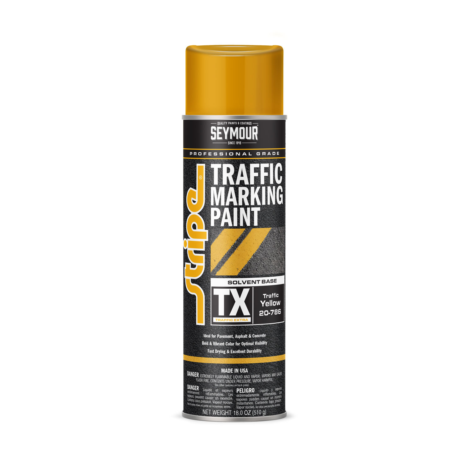 20-786 Seymour Stripe Solvent-Based Traffic Marking Paint 20-786 Seymour Stripe Solvent-Based Traffic Marking Paint